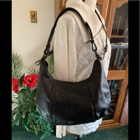 Elliott Lucca Handbags - Elliott Lucca Leather Hobo Bag